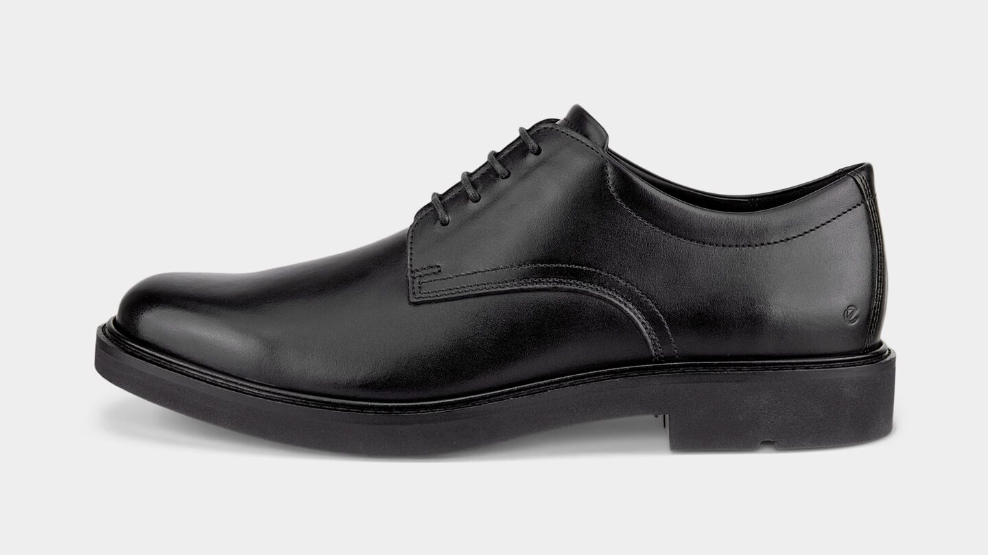 Black dress shoe